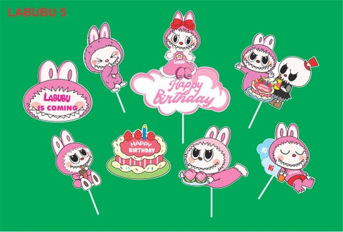 SET CẮM GIẤY LABUBU 5