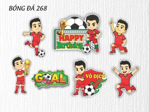 SET CẮM GIẤY BÓNG ĐÁ 268