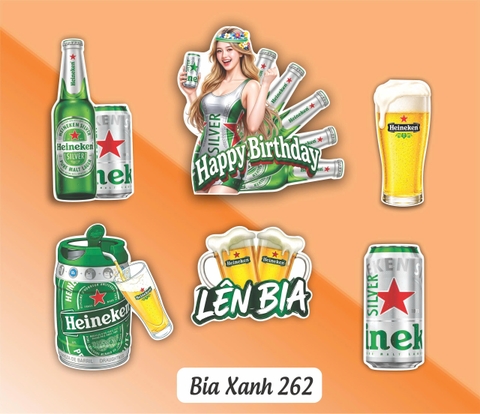SET CẮM GIẤY BIA XANH 262