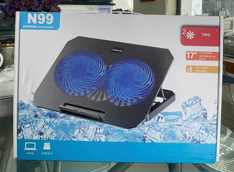 Đế tản nhiệt cho Laptop Cooling pad N99 2 FAN