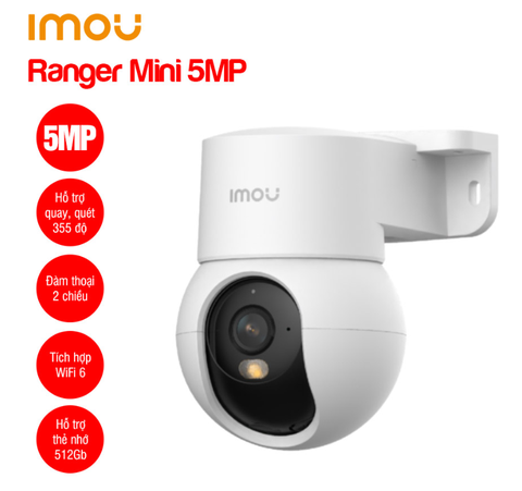 Camera 5MP Wifi trong nhà iMOU Ranger Mini (IPC-K2MP-5H1WE)