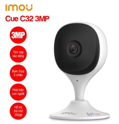 Camera Wifi 3MP trong nhà IMOU Cue C32 3MP (IPC-C32SP/ IPC-C32EP)