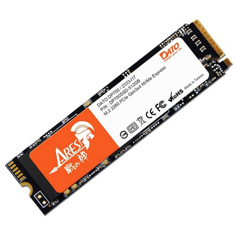 Ổ cứng SSD 512Gb DATO DP700 M.2 PCIe NVMe Gen3x4 NVMe 1.3