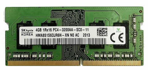 Ram Laptop 4GB DDR4 3200Mhz - Cũ bóc máy BH 12 tháng