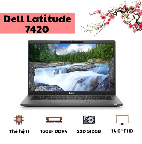 Laptop cũ [99%] Dell Latitude 7420 (i5-1135G7 | 16Gb | 512Gb | 14 FHD) Tặng túi + Chuột + bàn di chuột *BẢO HÀNH 03 THÁNG*