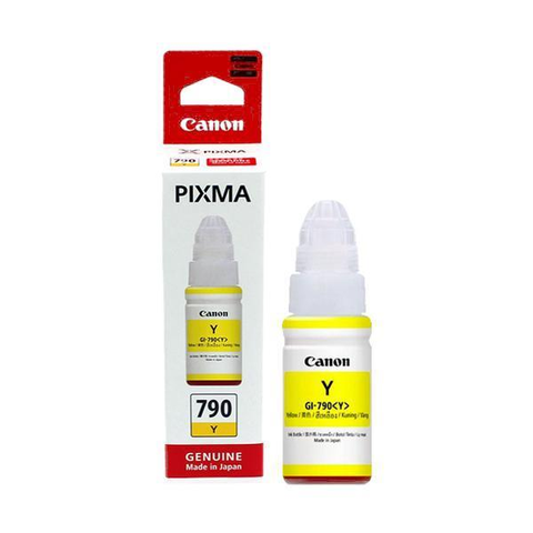 Mực màu máy in phun Canon GI-790Y - dùng cho máy G1000 - G2000 - G3000 - G4000 - G1010 - G2002 - G2010 - G3010 - G4010