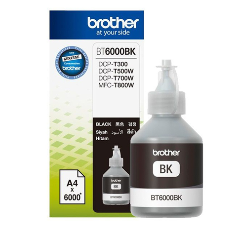 Mực in phun BT6000BK Brother DCP-T300/T500W/700W/MFC-T800W