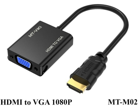Cáp chuyển đổi HDMI to VGA MT-M02 dài 20cm