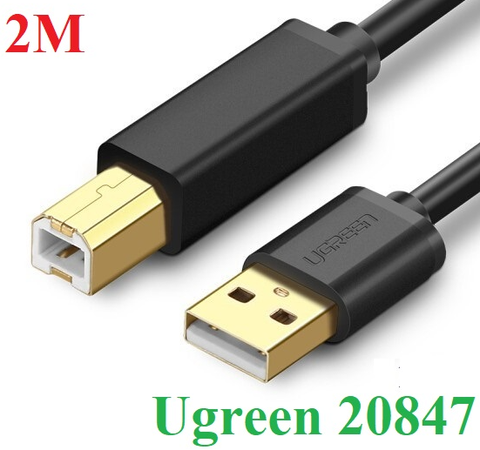 Cáp máy in USB 2.0 dài 2m Ugreen 20847 US135