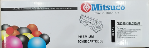 Hộp mực 35A CB435A/CB436A/285A/78A Mitsuco - Dùng cho máy HP 1005 1006 P1505 1505N M1120 M1522N P1120 1120W M1132, 1212, 1214, 1217 Canon 3018 3010 3050 3020 3100 3150 3250 6000 6018
