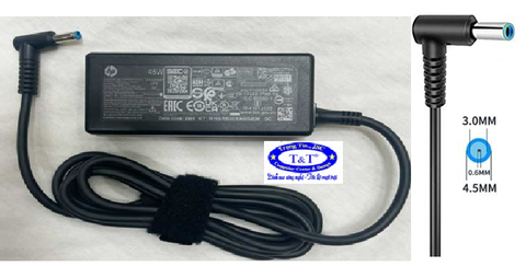 Sạc Laptop HP 19.5V/2.31A 45W Chân kim nhỏ (4.5 mm x 3.0 mm)