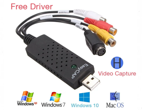 Bộ chuyển đổi Easycapture USB ghi hình AV, RCA, S-Video máy siêu âm, nội soi