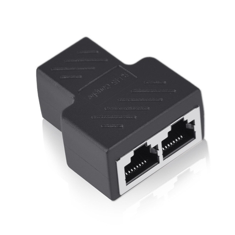 ￼Đầu Chia Mạng RJ45 1 Ra 2 Hỗ Trợ Kết Nối LAN Internet Ổn Định Đầu Chuyển Đổi Ethernet Cho PC Laptop TL87