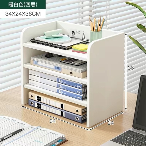 tl006 ￼Kệ sách để bàn BATRM Kệ đựng tài liệu chất liệu cao cấp chia nhiều ngăn trang trí bàn làm việc hàng săn sale order taobao trả khách dư mp16
