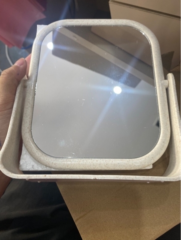 Gương vuông để bàn trang điểm hai mặt GV01