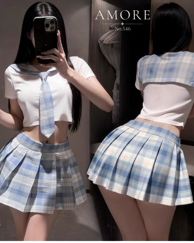V546 SET VÁY KẺ HS DỄ THƯƠNG