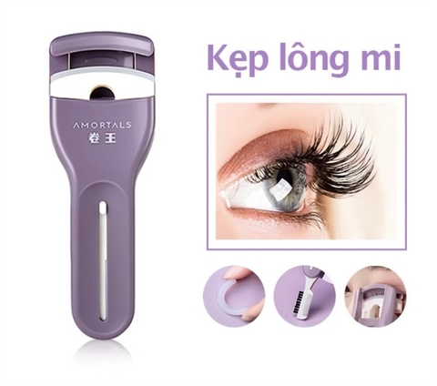 Kẹp mi armortal eyelash curler plastic tím mp11