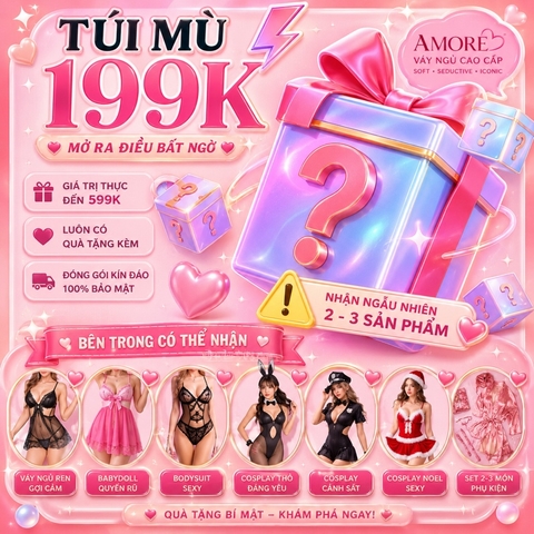 💝 TÚI MÙ MAY MẮN AMORE | Mở Hộp Nhận Bất Ngờ 🎁