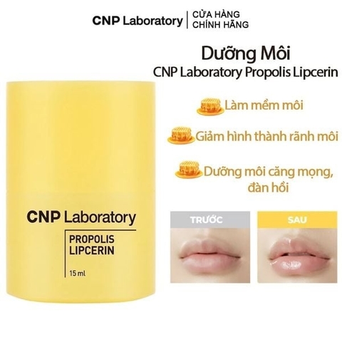 Son Dưỡng Môi Keo Ong CNP Laboratory Propolis Lipcerin 15ml