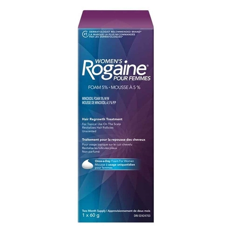 Dung dịch mọc tóc Rogaine FOAM NỮ - NGUYÊN HỘP 1 CHAI