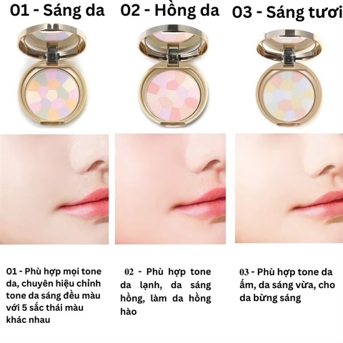 Phấn Phủ Đa Sắc Canmake Aperire Day Dream Cover Abloom 4g màu 03 mp84