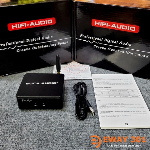 Đầu Giải Mã Âm Thanh Suca Audio DAC V1 Pro - 24Bit/192kHz Bluetooth 5.0