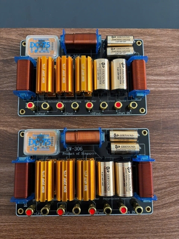 Cặp Mạch Phân Tần Full Đôi 2 Bass 1 Treble EW-306 - Linh kiện Mạch Loa Cao Cấp