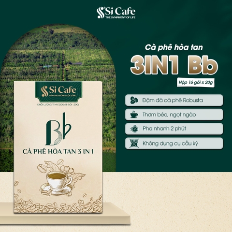 Cà Phê Hòa Tan 3in1 Bb