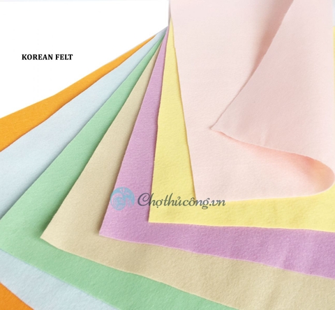 Review nỉ Hàn Quốc cao cấp (Korean High-class Felt) có phù hợp làm sản phẩm handmade xuất khẩu?