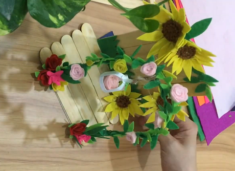 Hướng dẫn làm backdrop mini handmade độc đáo