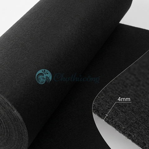 [5m] Vải nỉ cứng siêu dày 4mm VNXK, Vải dạ vải nỉ làm đồ handmade, vải nỉ cứng mầm non đa năng