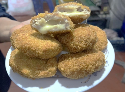 Bánh gà nhân phô mai (10 cái / 500g / Gói)