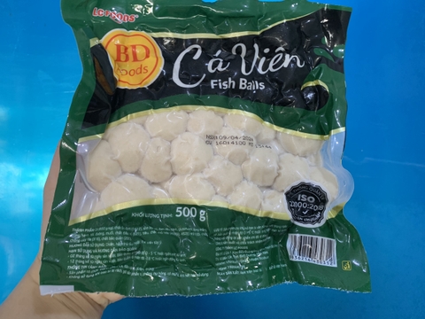 Cá viên BD LC (80v / 500g / Gói)