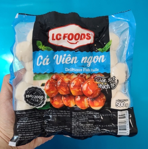 Cá viên ngon LC (55v / Gói / 500g)