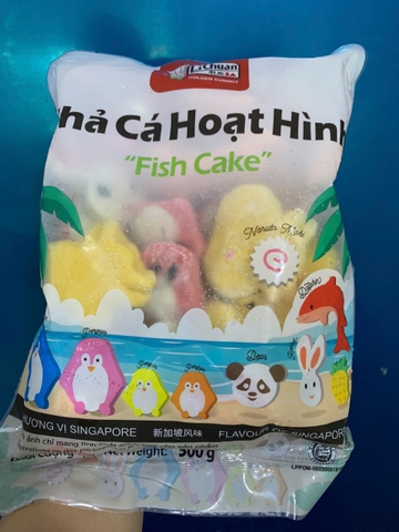 Chả cá hoạt hình Lichuan (500g / Gói)