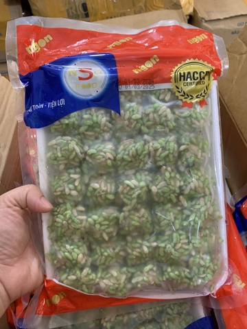 Cốm xanh Ô Ngon (35v / 500g / Gói)