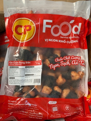 Gà cuộn rong biển CP (1kg / Gói)