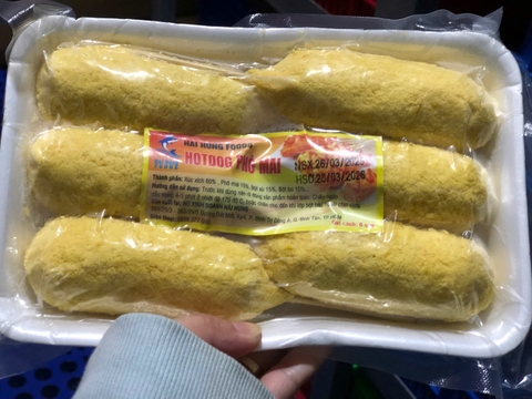 Hotdog phô mai Hải Hưng (6 que / Gói)