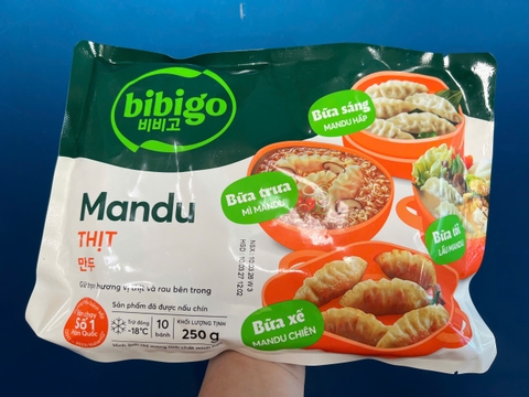 250g Mandu thịt CJ Bibigo (10v/ 250g / Gói)