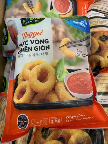 Mực vòng chiên giòn LC (1kg / Gói)