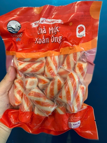 Chả mực xoắn Chojo (454g / Gói) - Lichuan