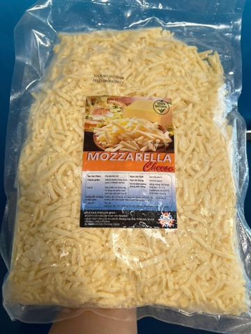 Phô mai bào sợi mozzarella (1kg / Gói)