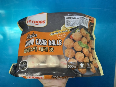 Viên cua tuyết LC (500g / Gói)