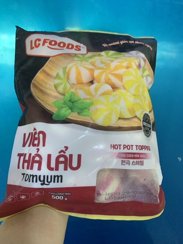 Viên thả lẩu Tomyum LC (500g / Gói)