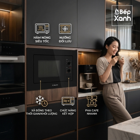 Lò Vi Sóng Âm Tủ Malloca MW-820B