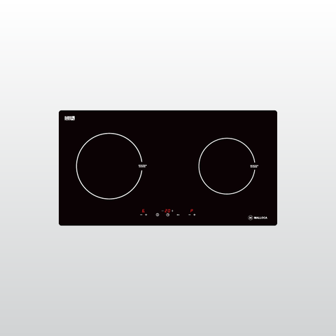Bếp từ 2 vùng nấu Malloca MH-02I / Kính Eurokera