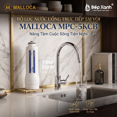 Máy lọc nước uống trực tiếp tại vòi Malloca MPC-5KCB - made in Japan