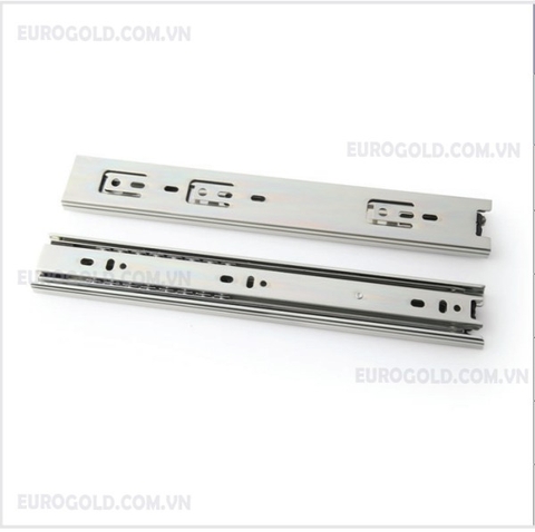 Ray bi 3 tầng SUS304 không giảm chấn size 45 Eurogold EST045 - tải 40kg