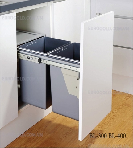 Thùng rác gắn cánh Eurogold EBL400 - tủ 40cm