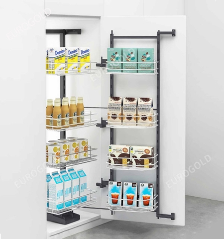 Tủ kho inox nan dẹt cánh mở Eurogold EKD12445 - tủ 45cm